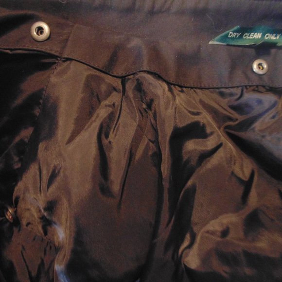 Lauren Ralph Lauren button up overcoat Black Large - Picture 9 of 10